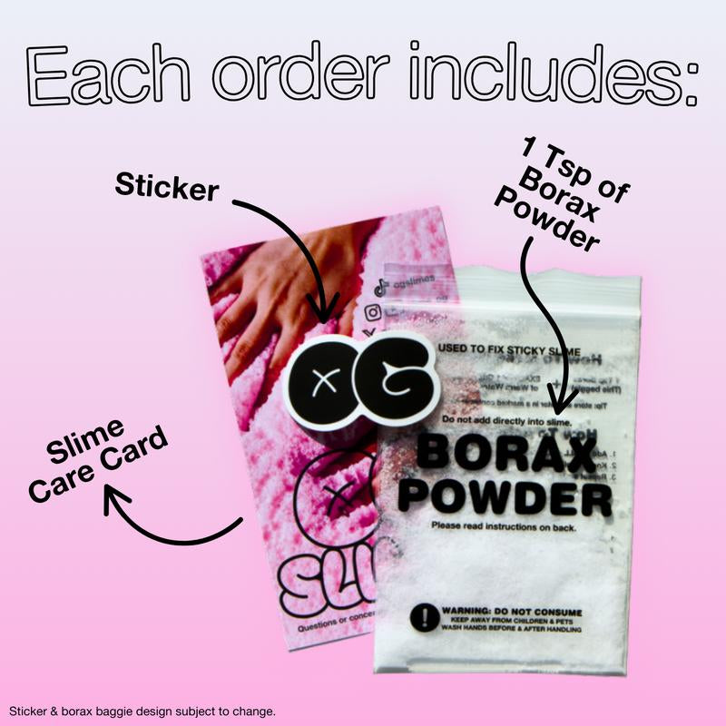 Elixir Bubbles - OG Slimes 7 Oz Clear X Bubble Bead Slime