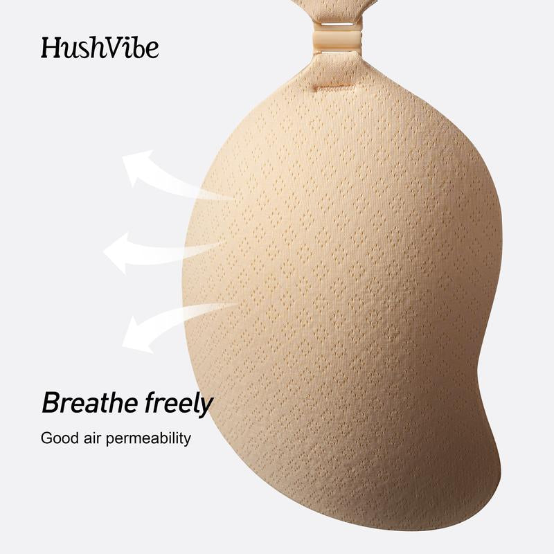 Hushvibe Invisible Push-Up Sticky Bra Seamless Fit, Adhesive V- Bra Fabric, Comfortable Women'S Underwear, Dresses, Bridal Bra, Strapless Bras, Women'S Bras.