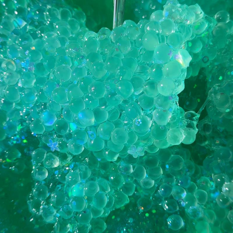 Elixir Bubbles - OG Slimes 7 Oz Clear X Bubble Bead Slime