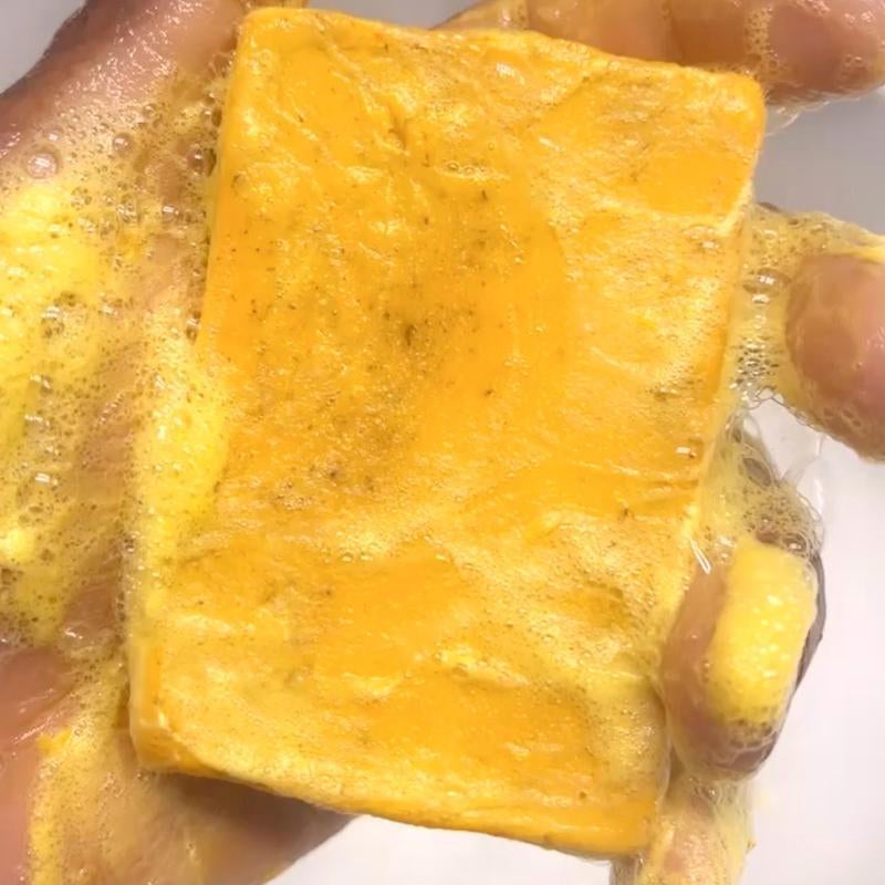 AGICEA Turmeric & Kojic Acid Brightening Soap 300G - All Natural Organic Lemon Scented Bar for Face & Body Care Reduces Acne Fades Scars Cleanses Skin Gentle Radiant Cleansing Aroma - Cleanser