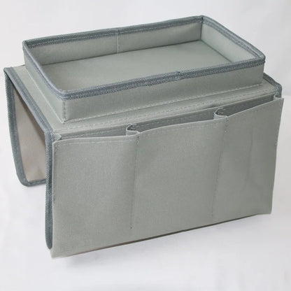 Sofa Storage Bag Living Room Sofa Armrest Organizer for TV Remote Control Cellphone Hanging Coffee Cup Tissue Storage Tray