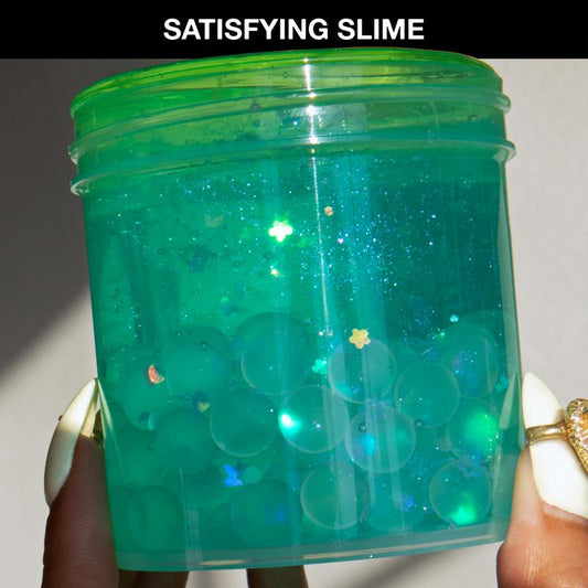 Elixir Bubbles - OG Slimes 7 Oz Clear X Bubble Bead Slime