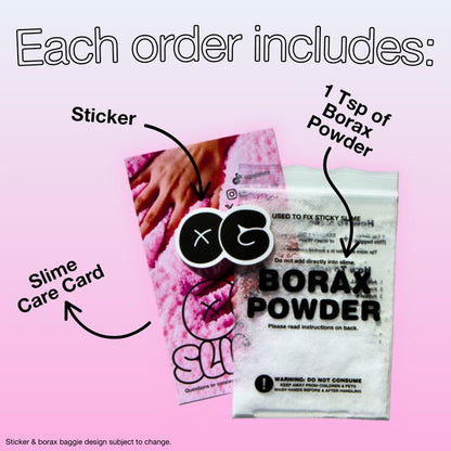 Elixir Bubbles - OG Slimes 7 Oz Clear X Bubble Bead Slime