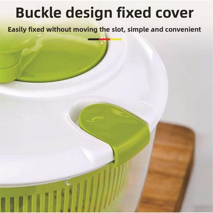2011Cross-Border Upgraded Household Vegetable Spinner Kitchen Draining Basket Washing Basin Water Squeezer Dehydrator Kitchen Small Tool Laundry Basket Fruit Stainless Steel Utensils Lightweight Machine Preservation Shelf