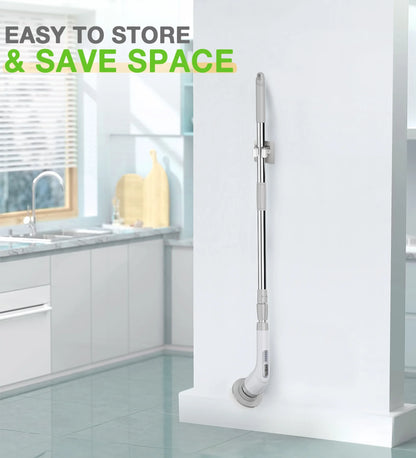 Electric Spin Scrubber, Cordless Bathroom Scrubber Cleaning Brush for Floor, Bathtub, Kitchen
