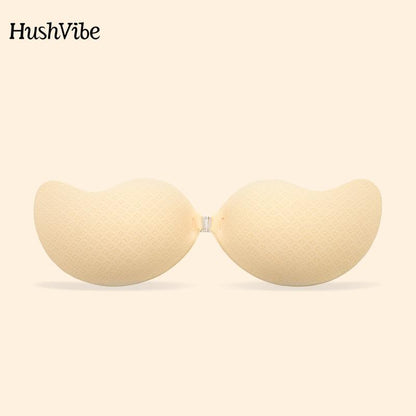 Hushvibe Invisible Push-Up Sticky Bra Seamless Fit, Adhesive V- Bra Fabric, Comfortable Women'S Underwear, Dresses, Bridal Bra, Strapless Bras, Women'S Bras.