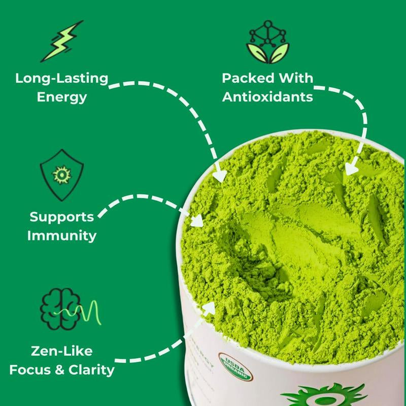 Tenzo Organic Matcha - 60 Servings Ceremonial Organic Matcha Powder with Smooth, Vibrant, Savory Flavor, Stone Grind, Traditional Green Tea, Reusable Tin, Scooper