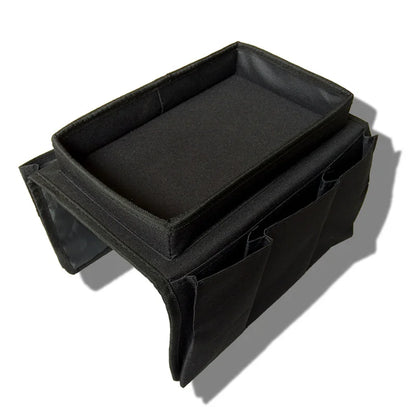 Sofa Storage Bag Living Room Sofa Armrest Organizer for TV Remote Control Cellphone Hanging Coffee Cup Tissue Storage Tray